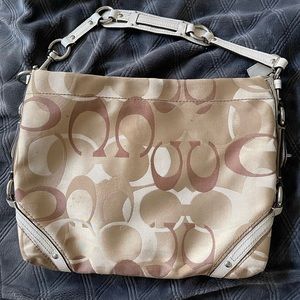 Coach Purse Carly Optic Signature Large Hobo